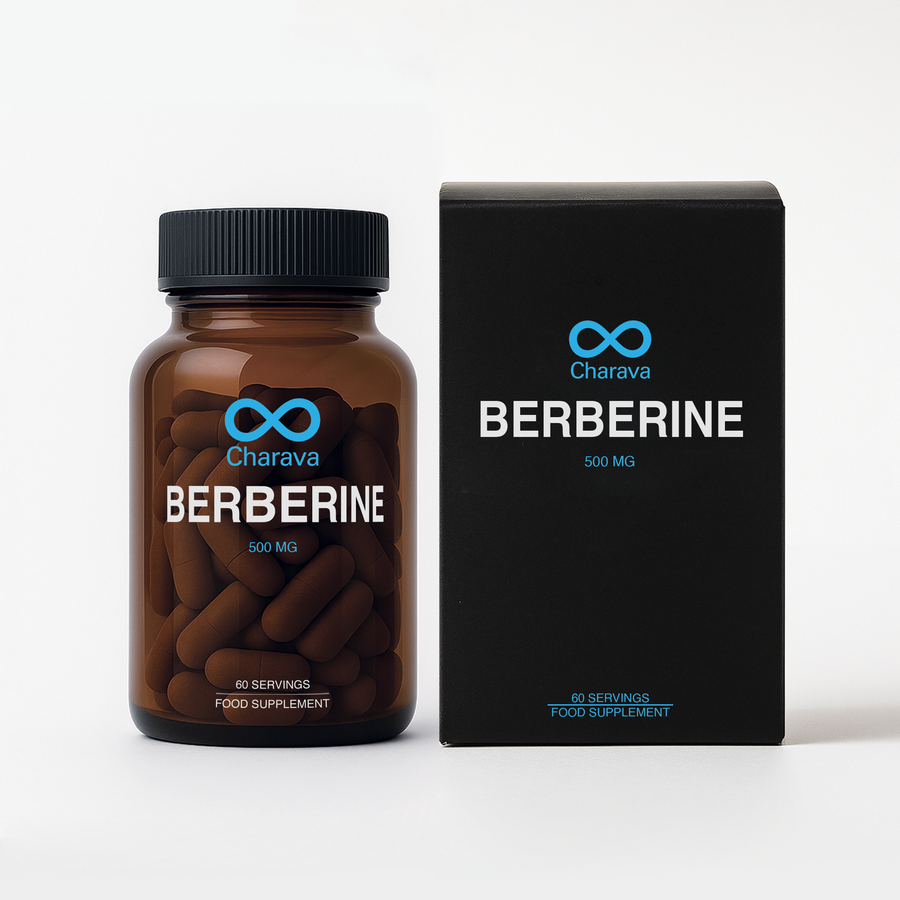 Charava Berberine 500mg Capsules
